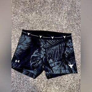 UA Dwayne Johnson compression shorts